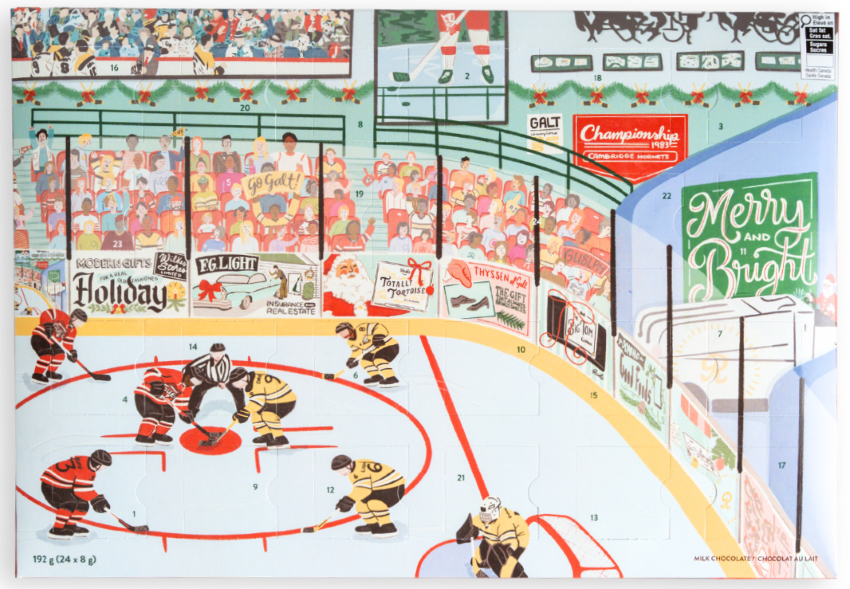Advent Calendar - Hockey Theme Reids Calendar - Hockey themed